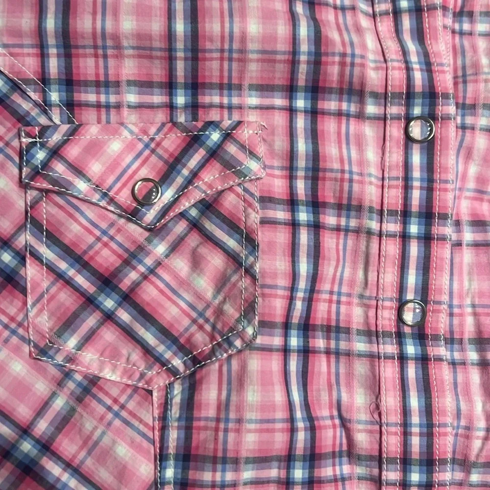 Panhandle Rough Stock Western Snap Button Shrit - Picture 4 of 9